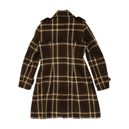 Brown Plaid Coat