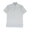 White Print Short Sleeve Polo