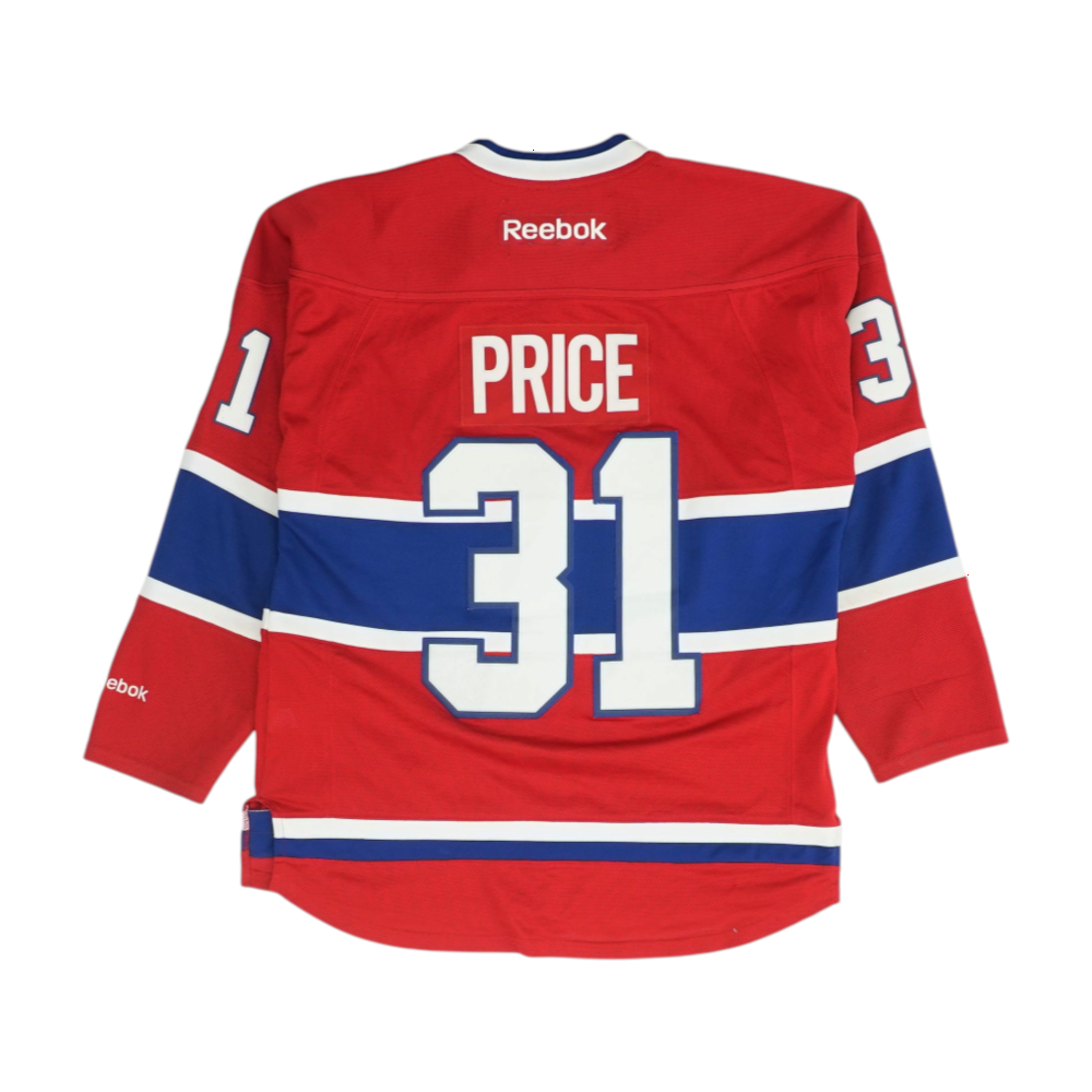 Men's Red Montreal Canadiens Long Sleeve Jersey