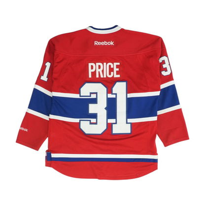 Men's Red Montreal Canadiens Long Sleeve Jersey