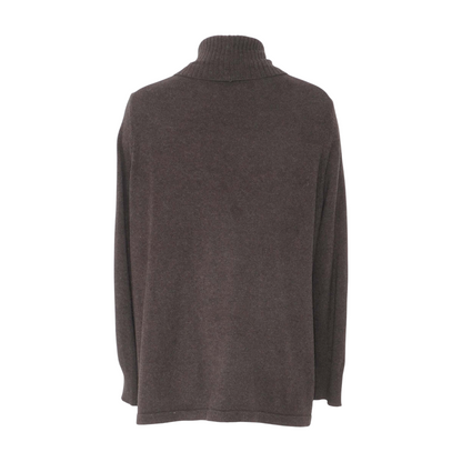 Brown Plus Cardigan Sweater