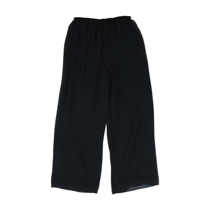 Black Solid Dress Pants