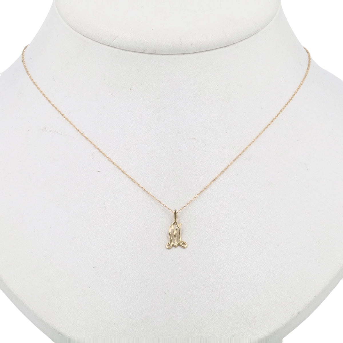 14K Yellow Gold Pendant Necklace