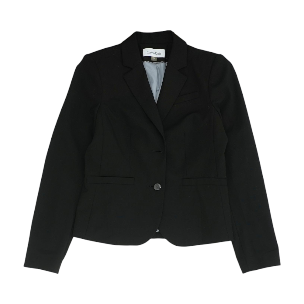 Black Solid Blazer