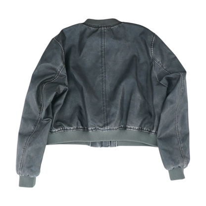 Gray Solid Jacket