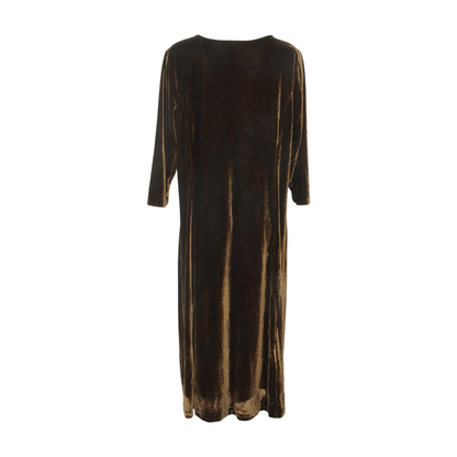 Brown Plus Midi Dress