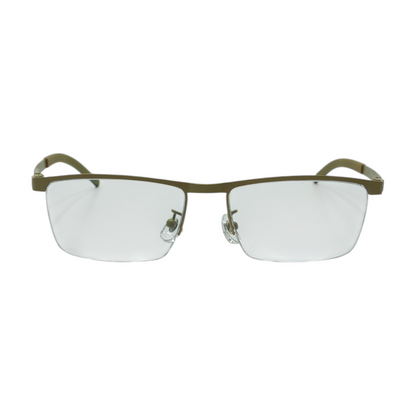Gold Browline Prescription Eyewear