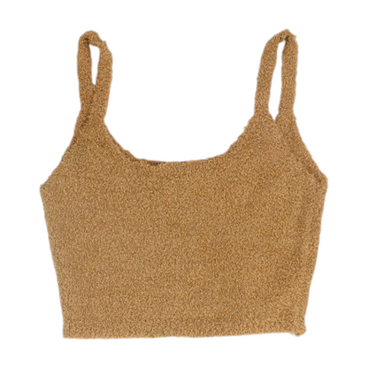 Tan Plus Solid Pajama Top