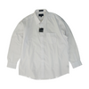 White Solid Long Sleeve Button Down