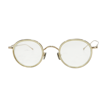 Gold KMN 139 Round Prescription Eyewear
