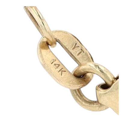 14K Yellow Gold Chain Necklace