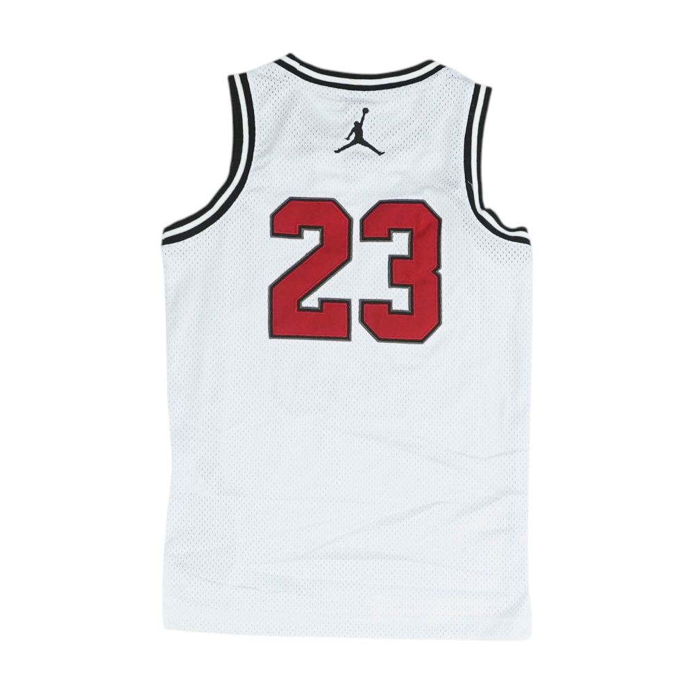 Boys' White Chicago Bulls Sleeveless Jersey