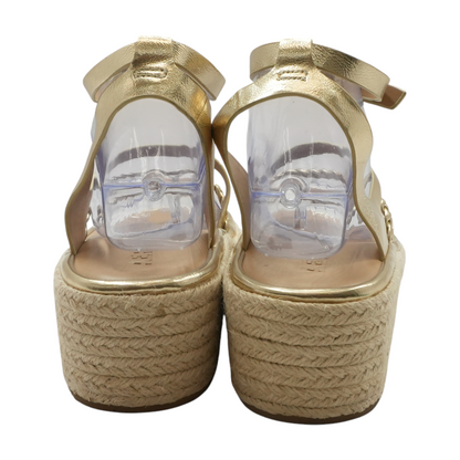 Gold Flat Sandals