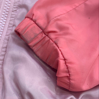 Pink Color Block Rain Jacket