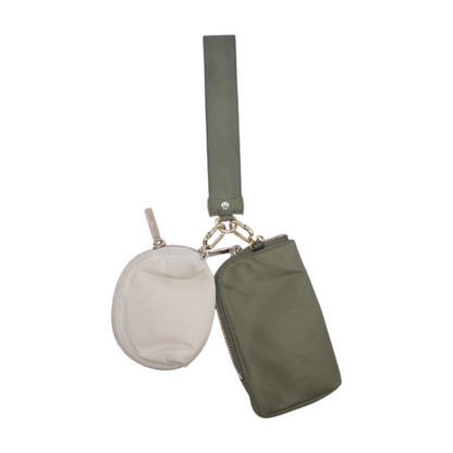 Green Wristlet Wallet