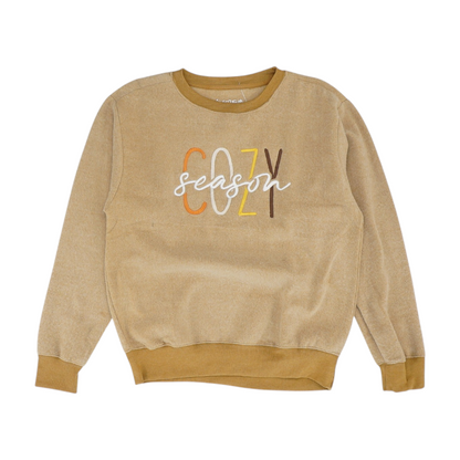 Tan Graphic Sweatshirt Pullover