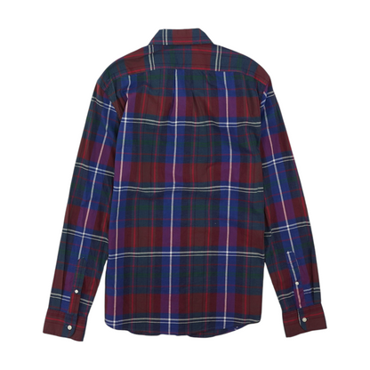 Multi Plaid Long Sleeve Button Down