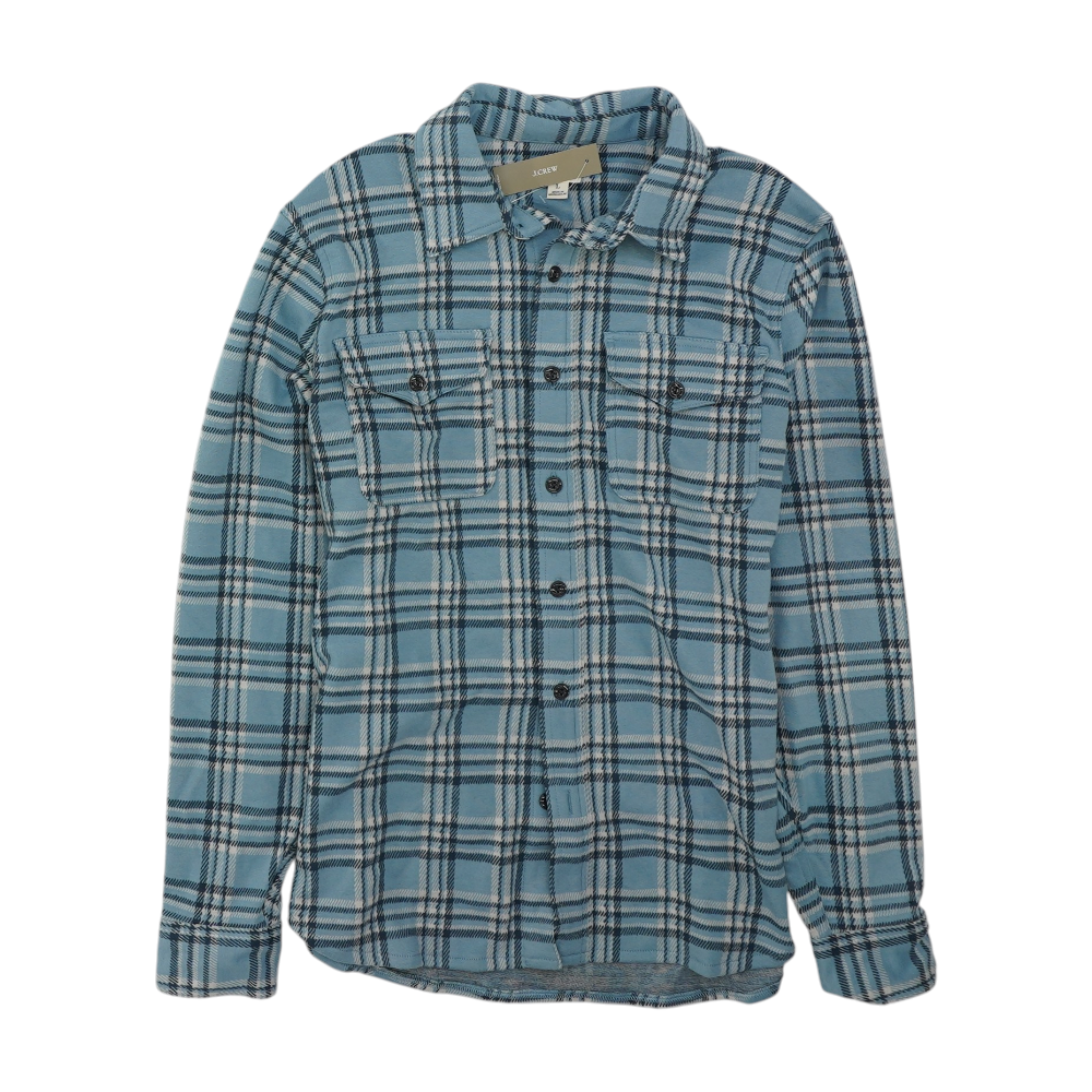 Blue Plaid Flannel Button Down