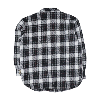 Black Check Coat