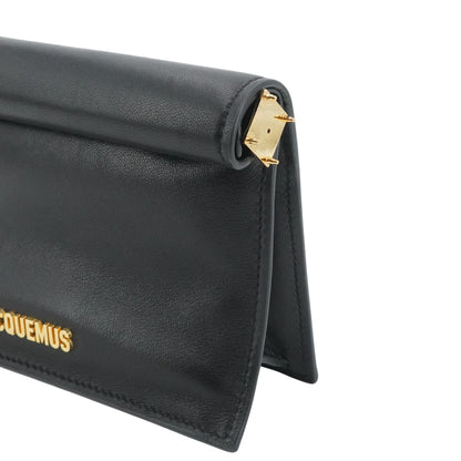 Small Rond Carre Clutch in Black