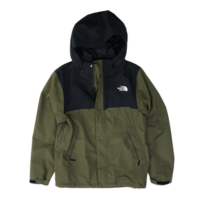 Olive Solid Rain Jacket