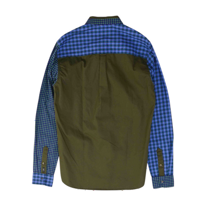 Multi Abstract Long Sleeve Button Down