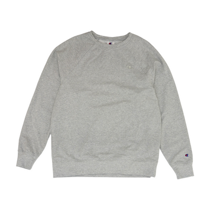 Gray Solid Sweatshirt Pullover