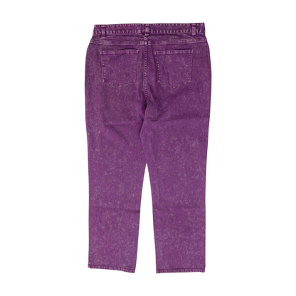 Purple Straight Jeans
