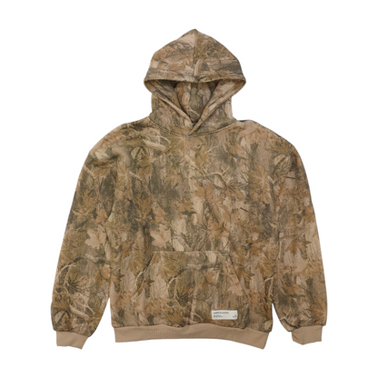 Brown Camo Hoodie Pullover