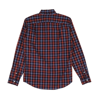 Red Plaid Long Sleeve Button Down