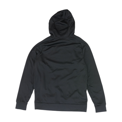 Black Solid Hoodie Pullover