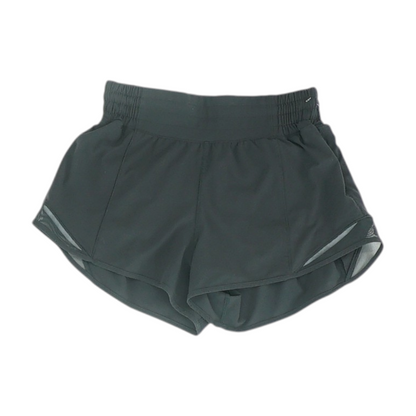 Black Solid Active Shorts