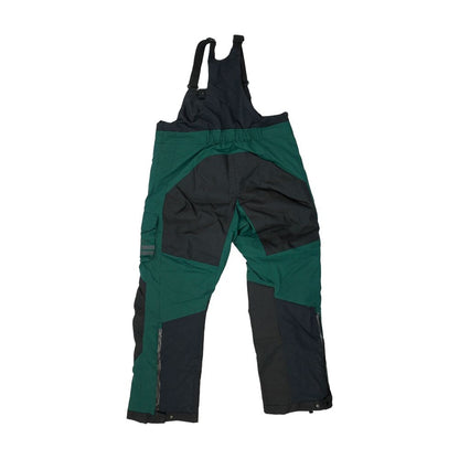 Green Color Block Overalls