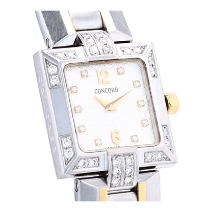 La Scala Stainless Steel Diamond Watch