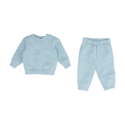 Gray Long Sleeve Set