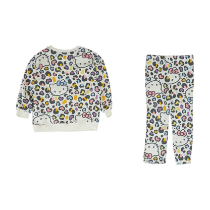 Ivory Animal Print Long Sleeve Set