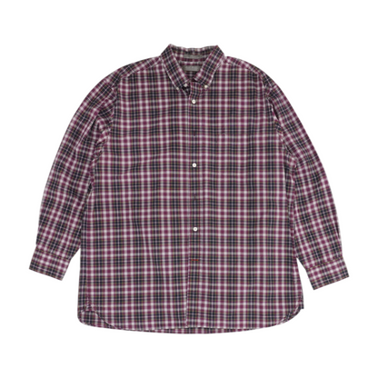 Multi Plaid Long Sleeve Button Down