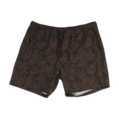 Brown Paisley Swim Bottom