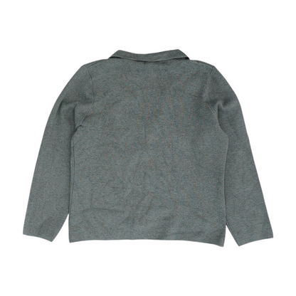 Gray Cardigan Sweater