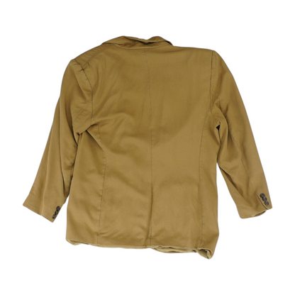 Brown Solid Blazer