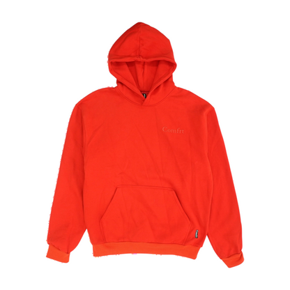 Red Solid Hoodie Pullover