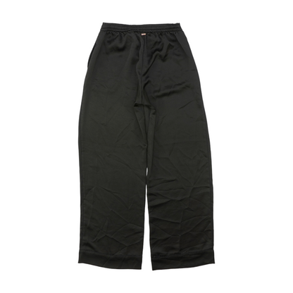 Black Solid Pajama Bottom
