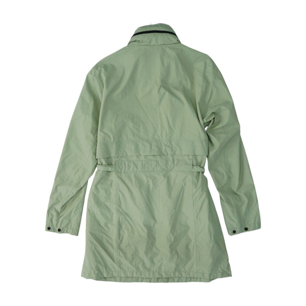 Jack Wolfskin Green Solid Rain Coat – Image 2
