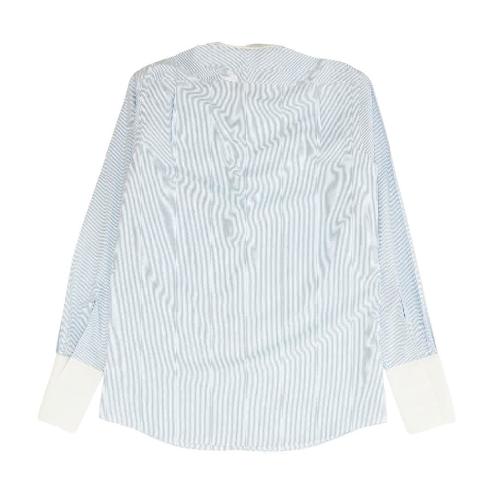 Blue Striped Long Sleeve Button Down