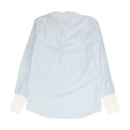 Blue Striped Long Sleeve Button Down