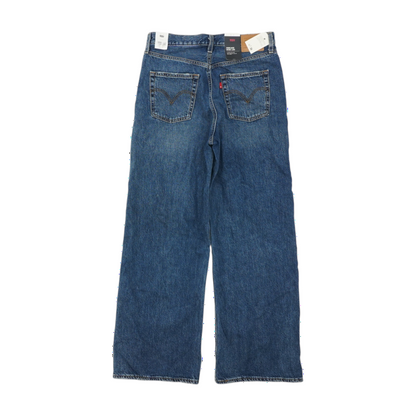 Blue Wide Leg Jeans