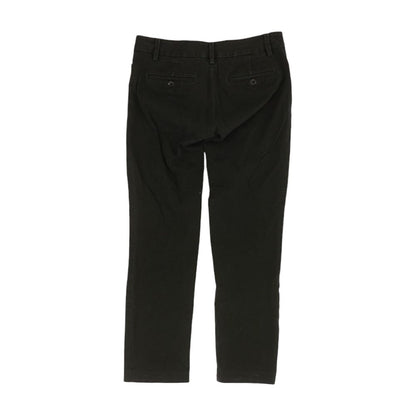 Black Solid Pants