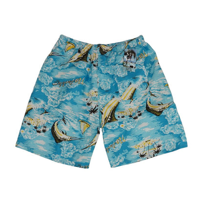 Blue Tropical Swim Bottom