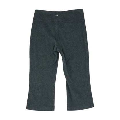 Gray Solid Active Pants