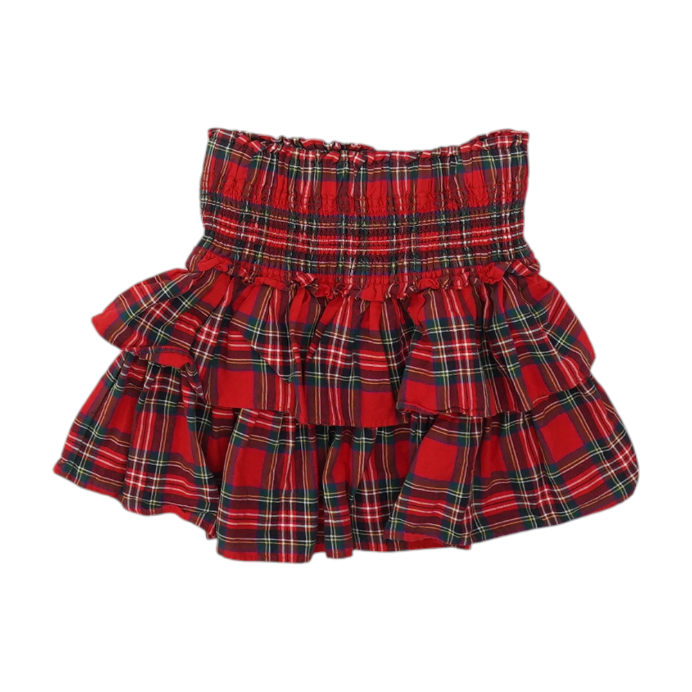 Red Plaid Skirt